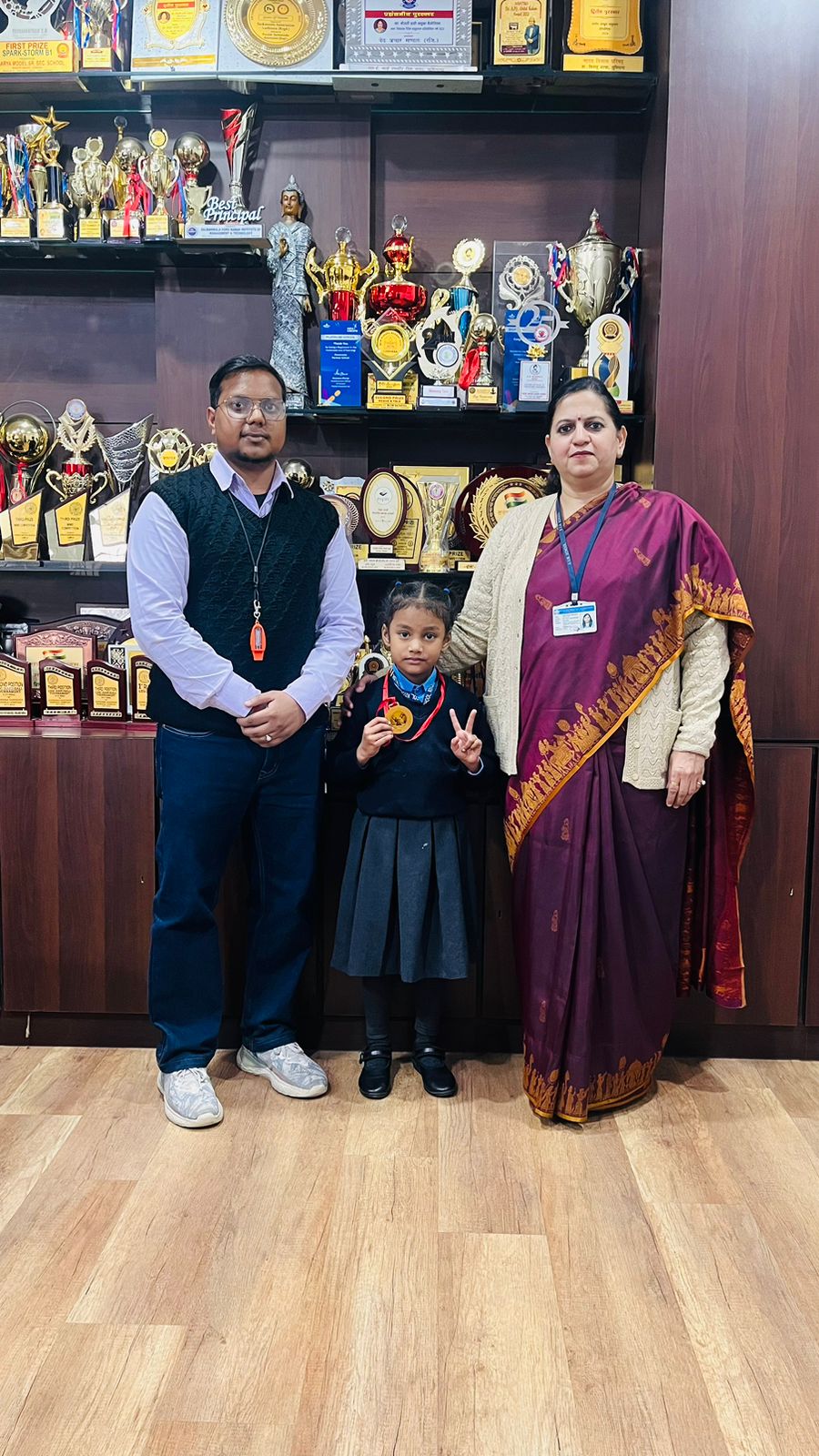 TALENT UNLEASHED: AVNI SHINES IN DISTRICT LEVEL TAEKWONDO TOURNAMENT